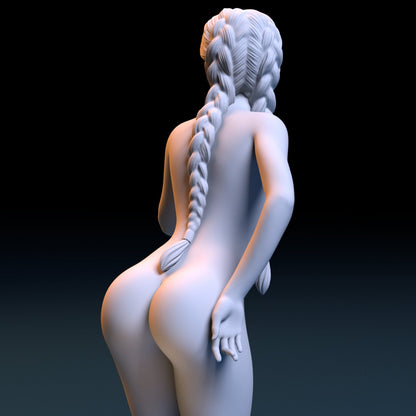 Princess Anna NSFW 3D Printed Figurine Fanart Unpainted Miniature