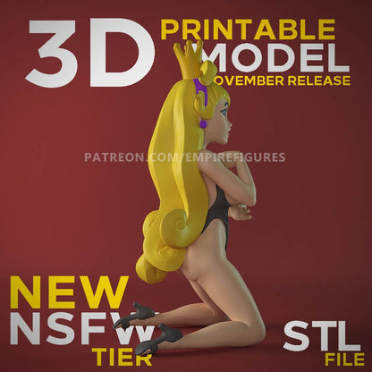 Princess Daphne NSFW 3D Printed Figurine Fun Art Unpainted by EmpireFigures