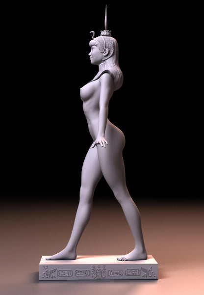 Princess of Nile 1 | 3D Printed | Fanart | Unpainted | NSFW Version | Figurine | Figure | Miniature | Sexy |
