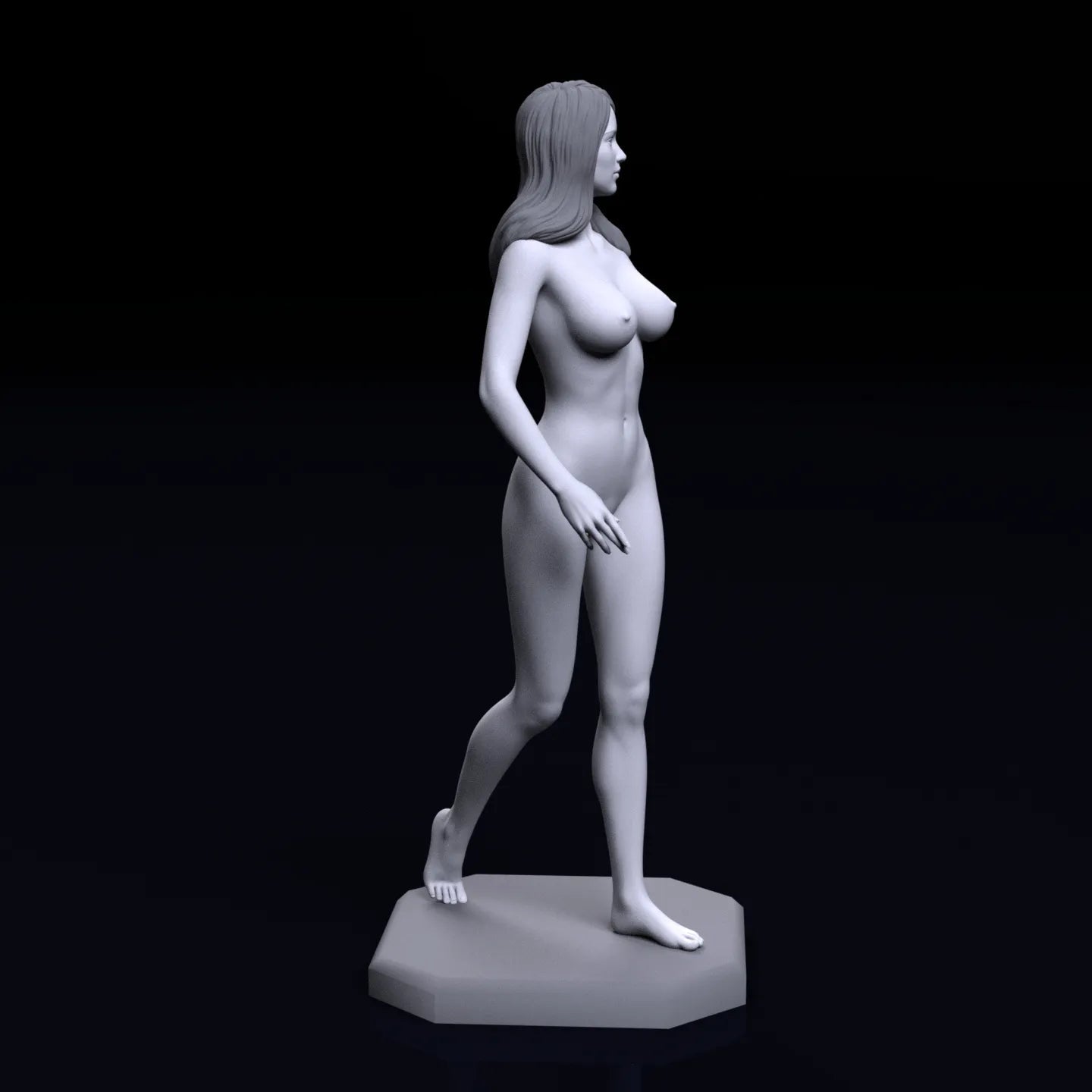Proud Girl | 3D Printed | Fanart | Unpainted | NSFW Version | Figurine | Figure | Miniature | Sexy |
