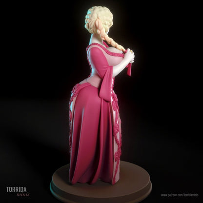 Queen Catherine 3d Printed Resin Figurine, Resin printed miniature by Torrida