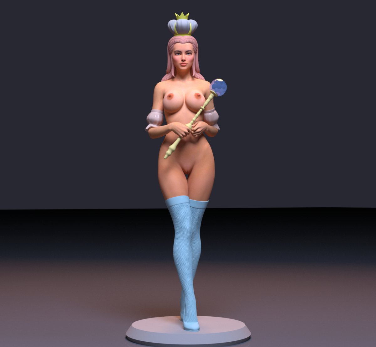 Queen Naked NSFW 3D Printed Figure Garage Kit Unpainted Anime Resin Miniature