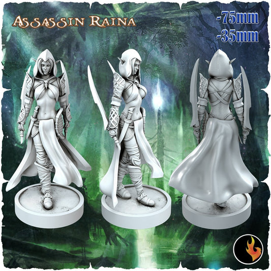 Raina 3d Printed miniature FanArt by Ravi Sampath Scaled Collectables Statues & Figurines