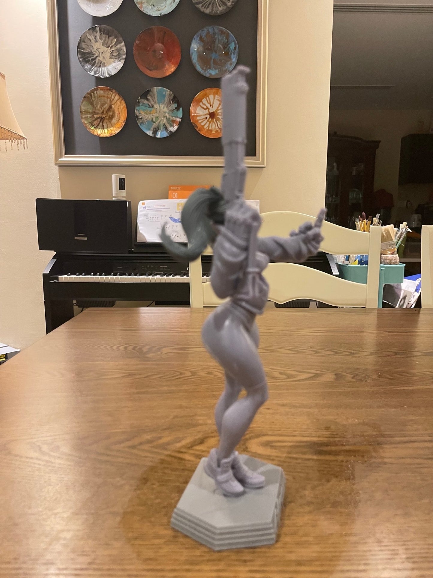 Rebecca 3D Printed Figurine FunArt by Digital Dark Pin-Ups