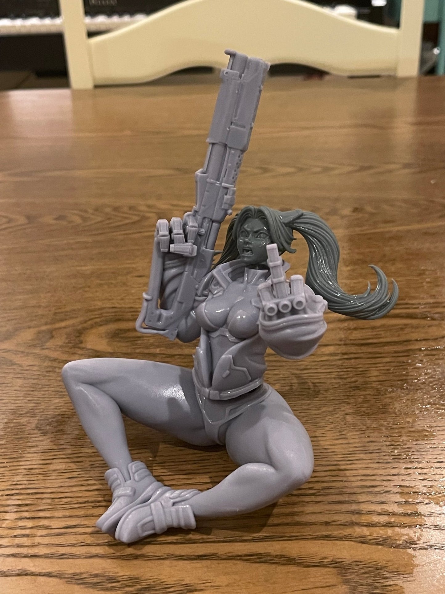 Rebecca 3D Printed Figurine FunArt by Digital Dark Pin-Ups