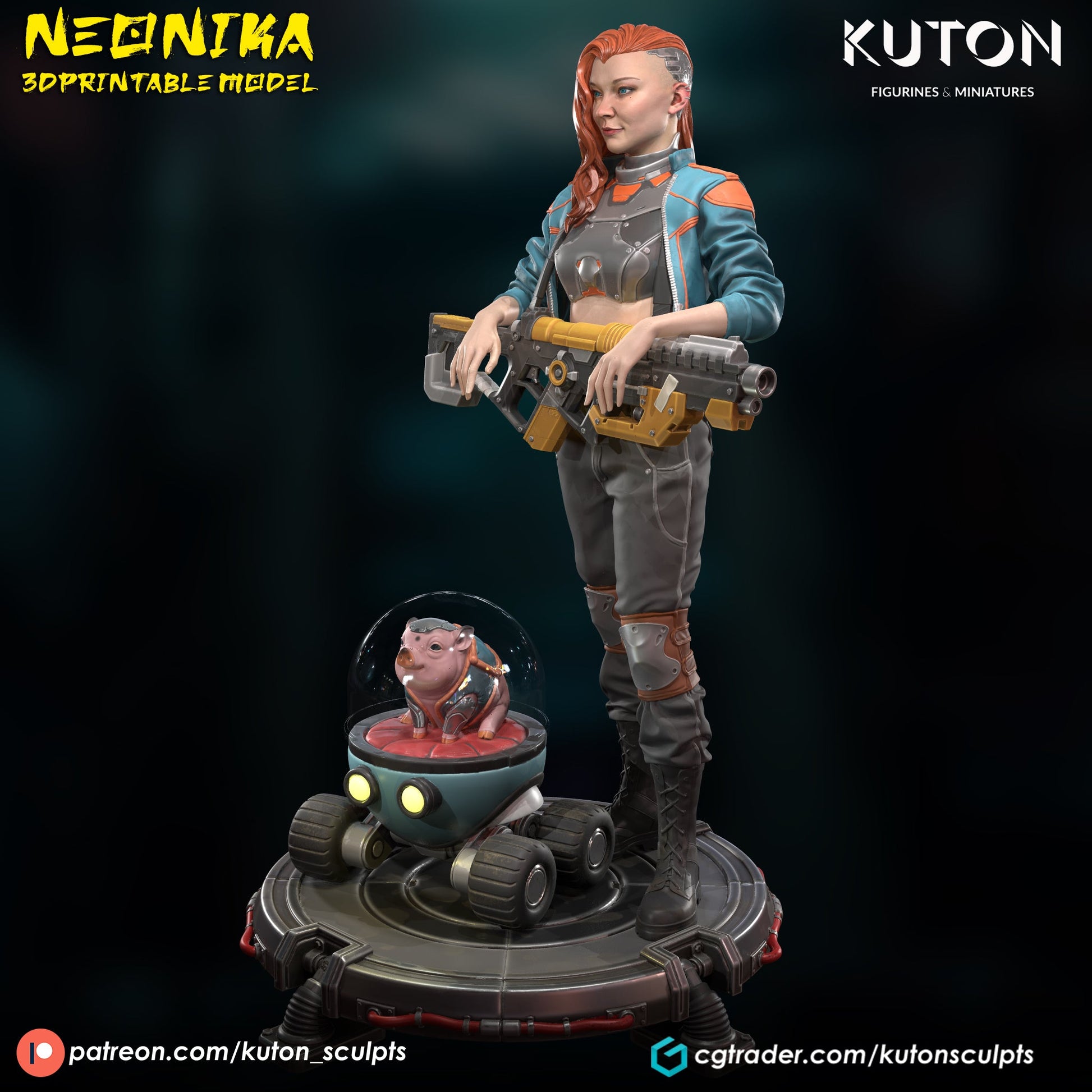 Resin Miniature Scale model: Neonika Resin Figurine