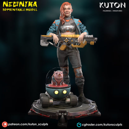 Resin Miniature Scale model: Neonika Resin Figurine