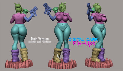 Resin model kit MEI FunArt by Digital Dark Pin-Ups Statues & Miniatures