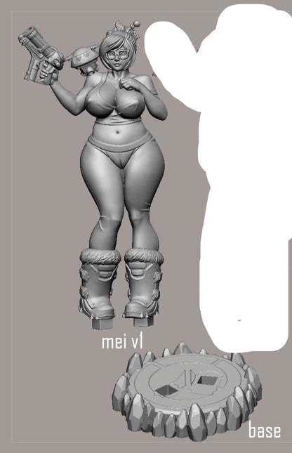 Resin model kit MEI FunArt by Digital Dark Pin-Ups Statues & Miniatures