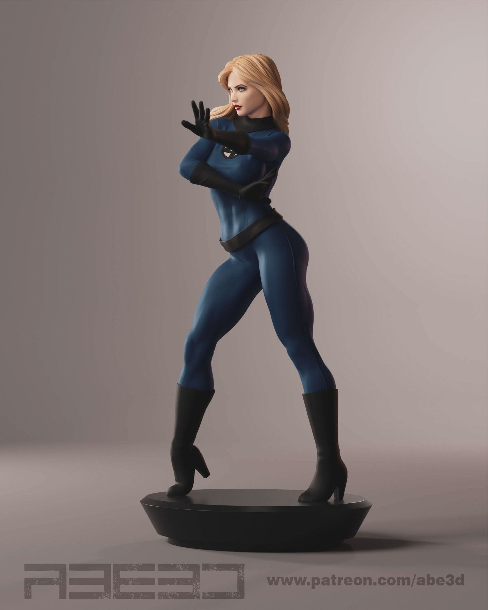 Resin Model SUE STORM FunArt by Abe3d