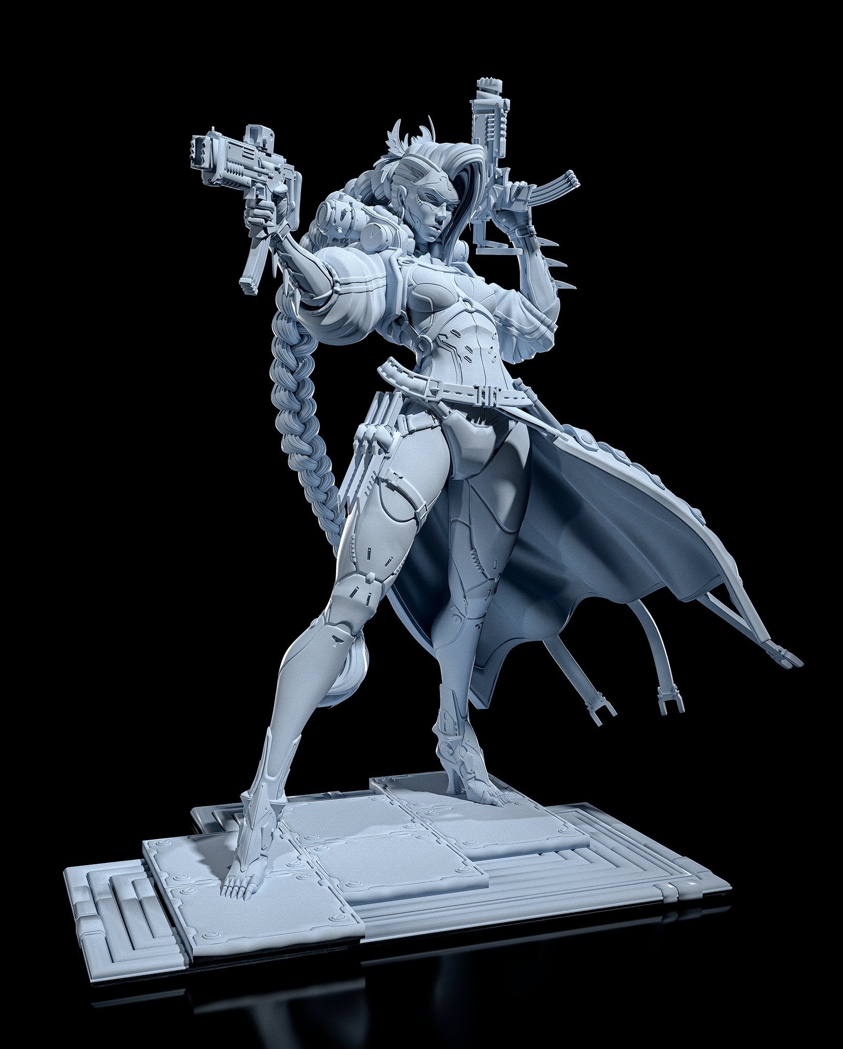 Rin 3D printed miniatures figurines collectibles and scale models UNPAINTED Fun Art by h3LL creator