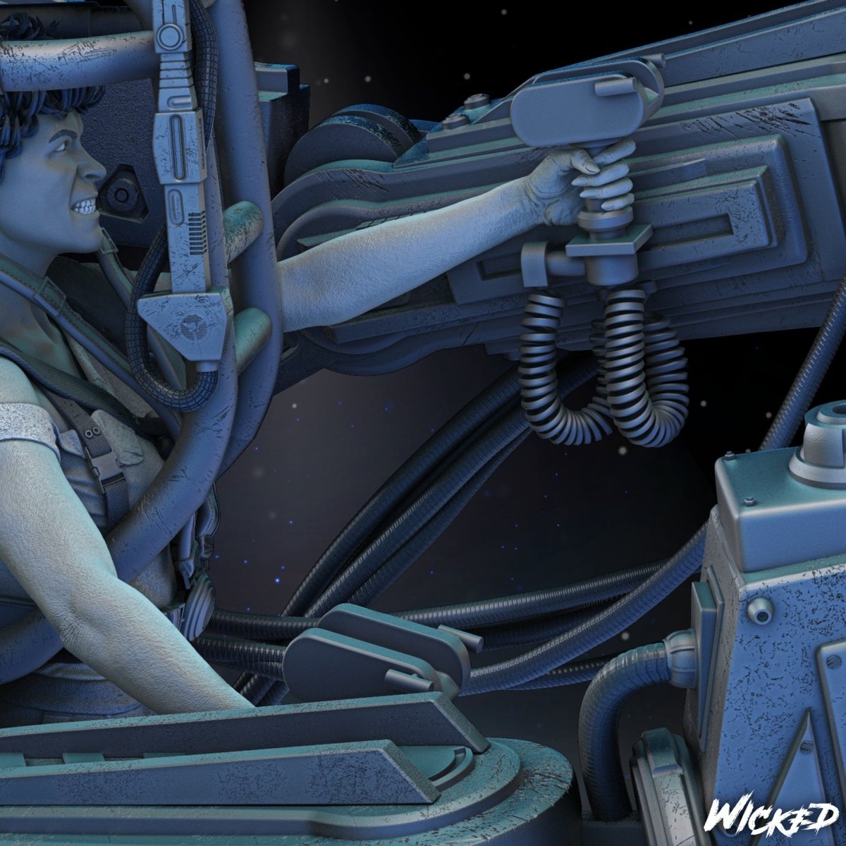 Ripley Resin 3D Printed Sculpture Movie Statue FunArt Diorama by Wicked