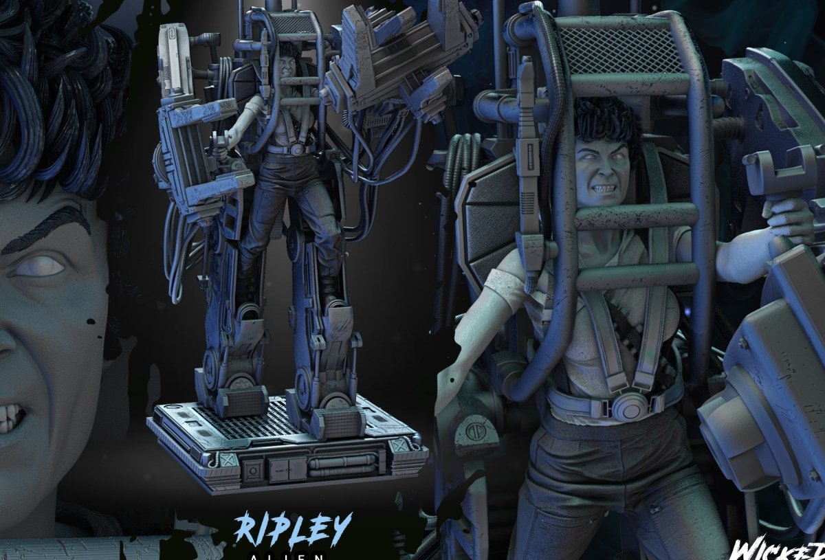 Ripley Resin 3D Printed Sculpture Movie Statue FunArt Diorama by Wicked