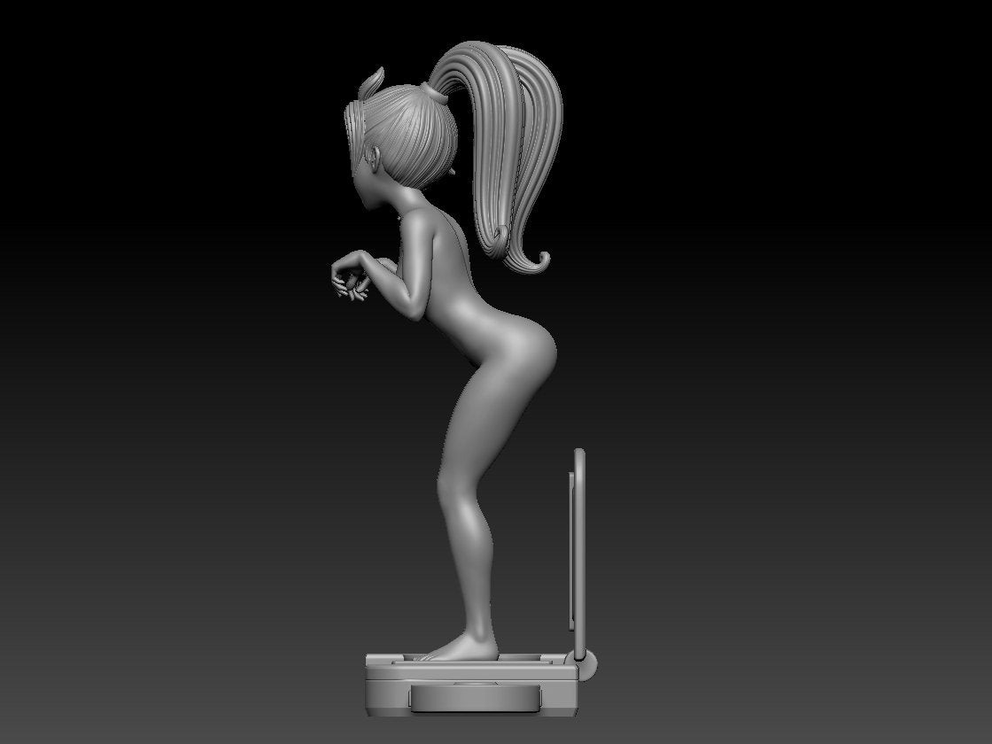 Rita NSFW 3D Printed Figurine Fanart Unpainted Miniature