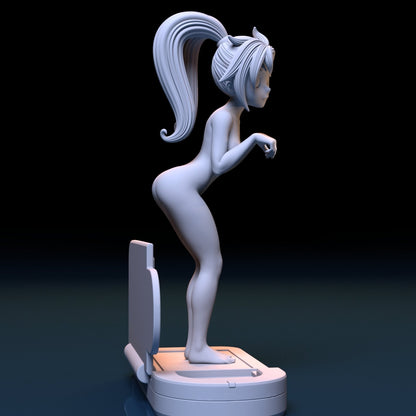 Rita NSFW 3D Printed Figurine Fanart Unpainted Miniature