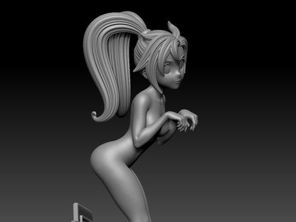 Rita NSFW 3D Printed Figurine Fanart Unpainted Miniature