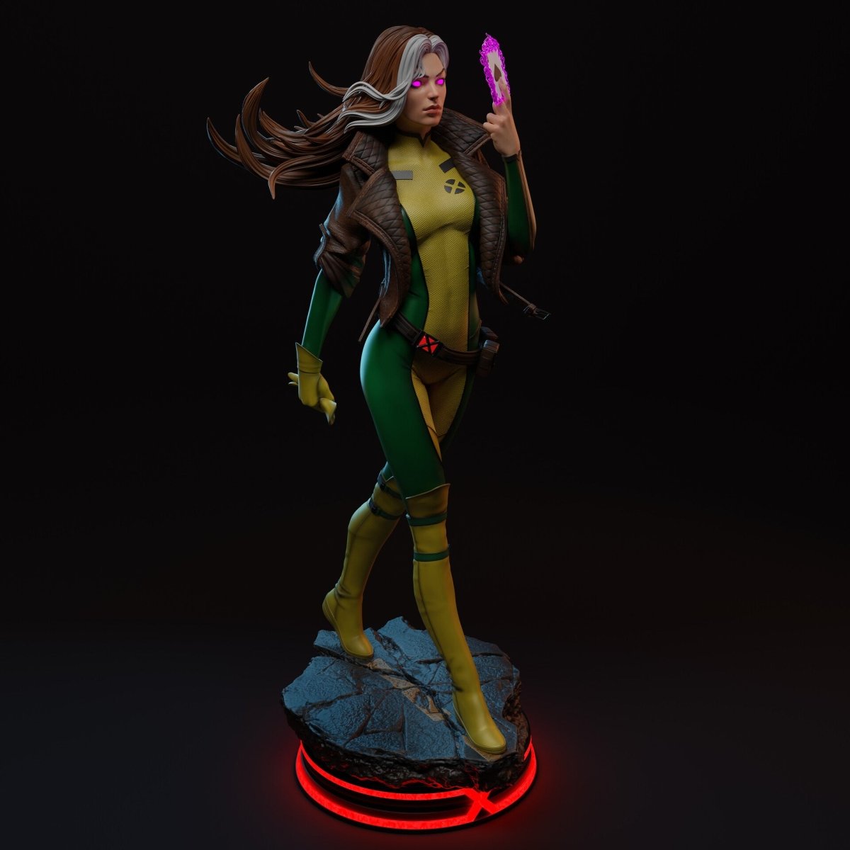 Rogue 3d printed Miniature Scaled Statue Figure by CA3D