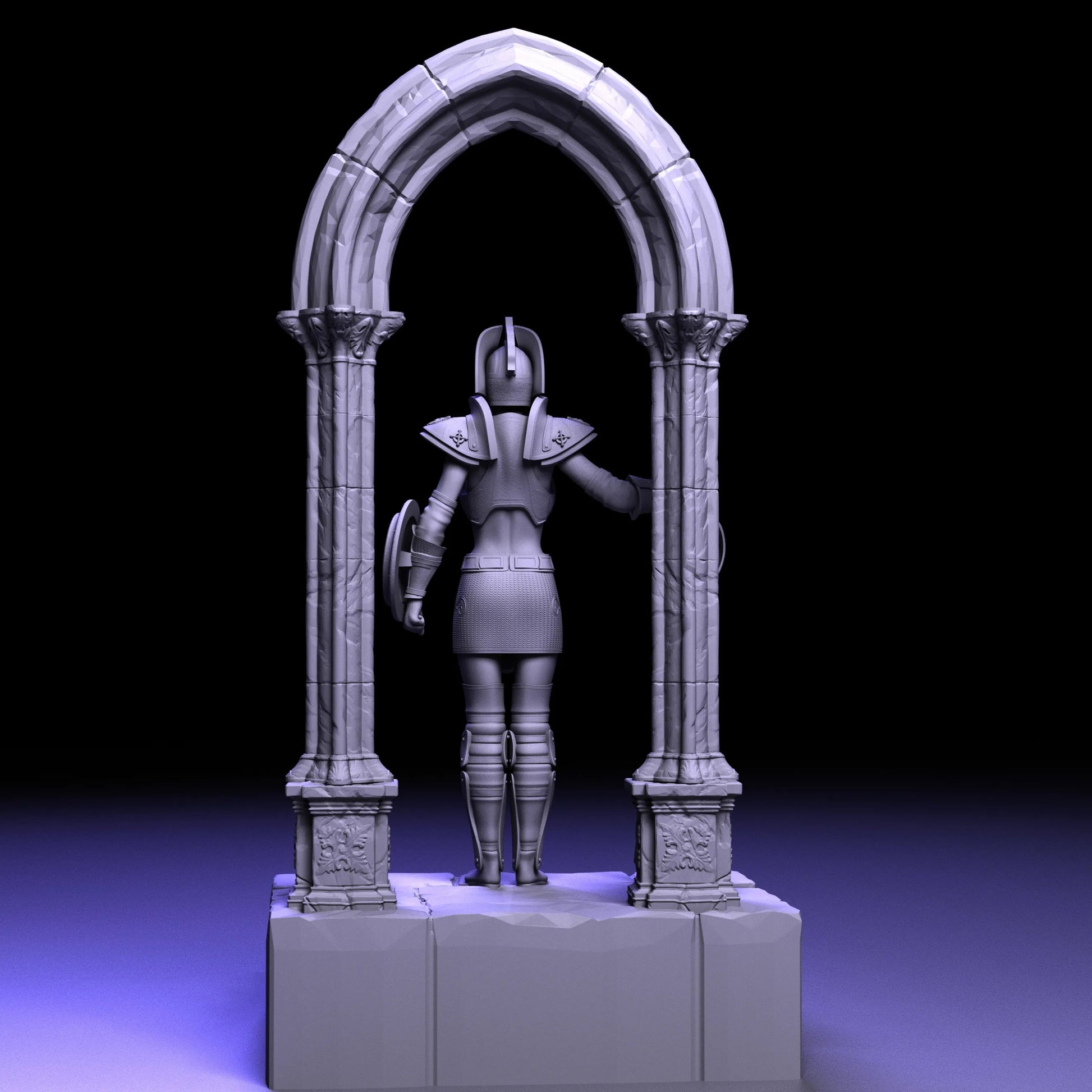 Rome Warrior | 3D Printed | Fanart | Unpainted | NSFW Version | Figurine | Figure | Miniature | Sexy |