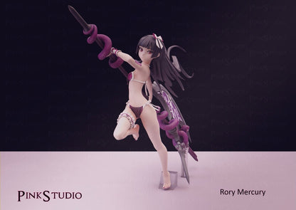 RORY Anime Figure 3D Printed , Unpainted , Figurine , Sexy Miniature , Bondage figure , Naked Waifu