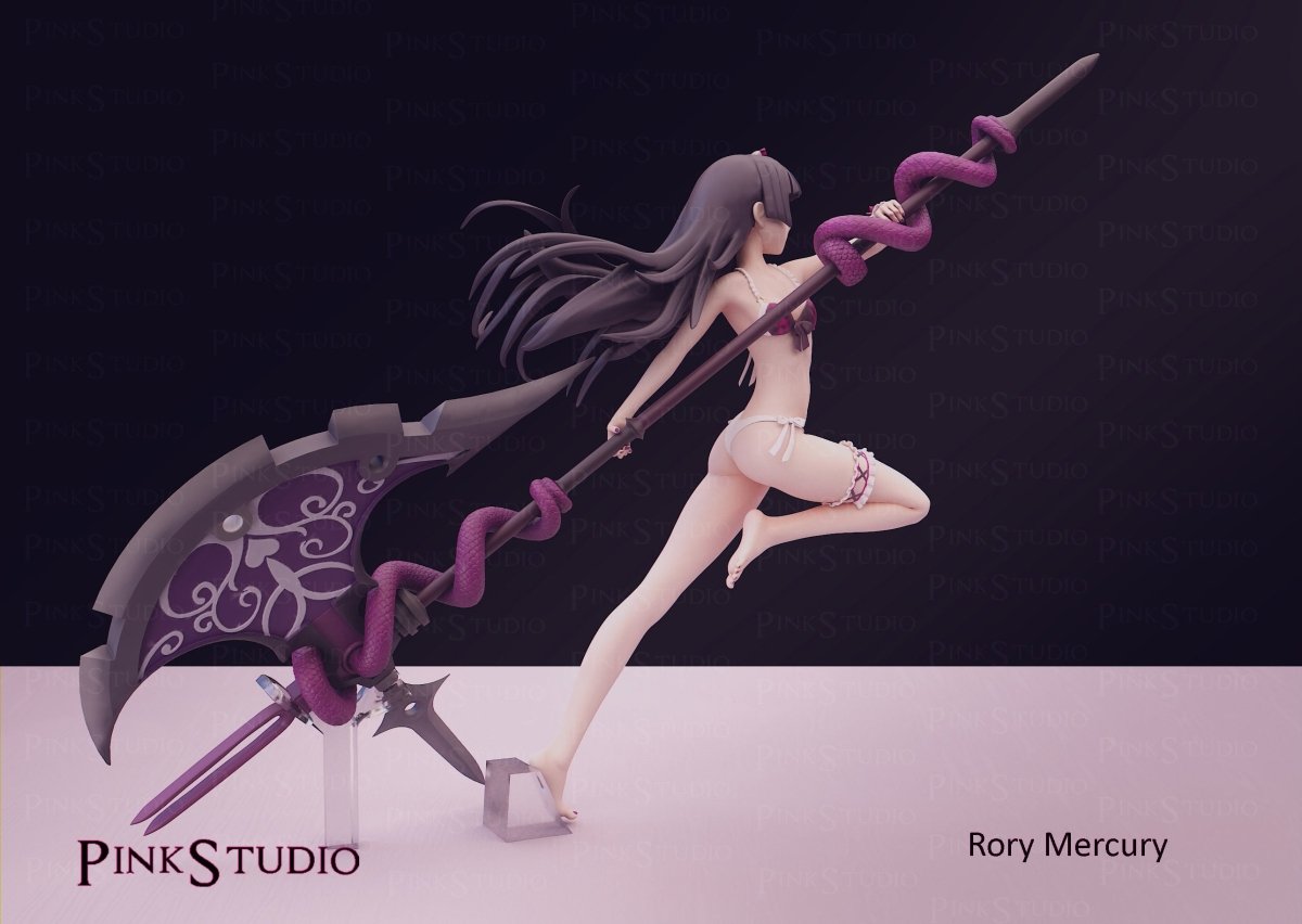 RORY Anime Figure 3D Printed , Unpainted , Figurine , Sexy Miniature , Bondage figure , Naked Waifu