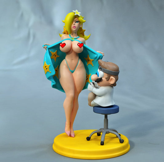 Rosaline and doctor NSFW 3D Printed Miniature Statue by EXCLUSIVE 3D PRINTS
