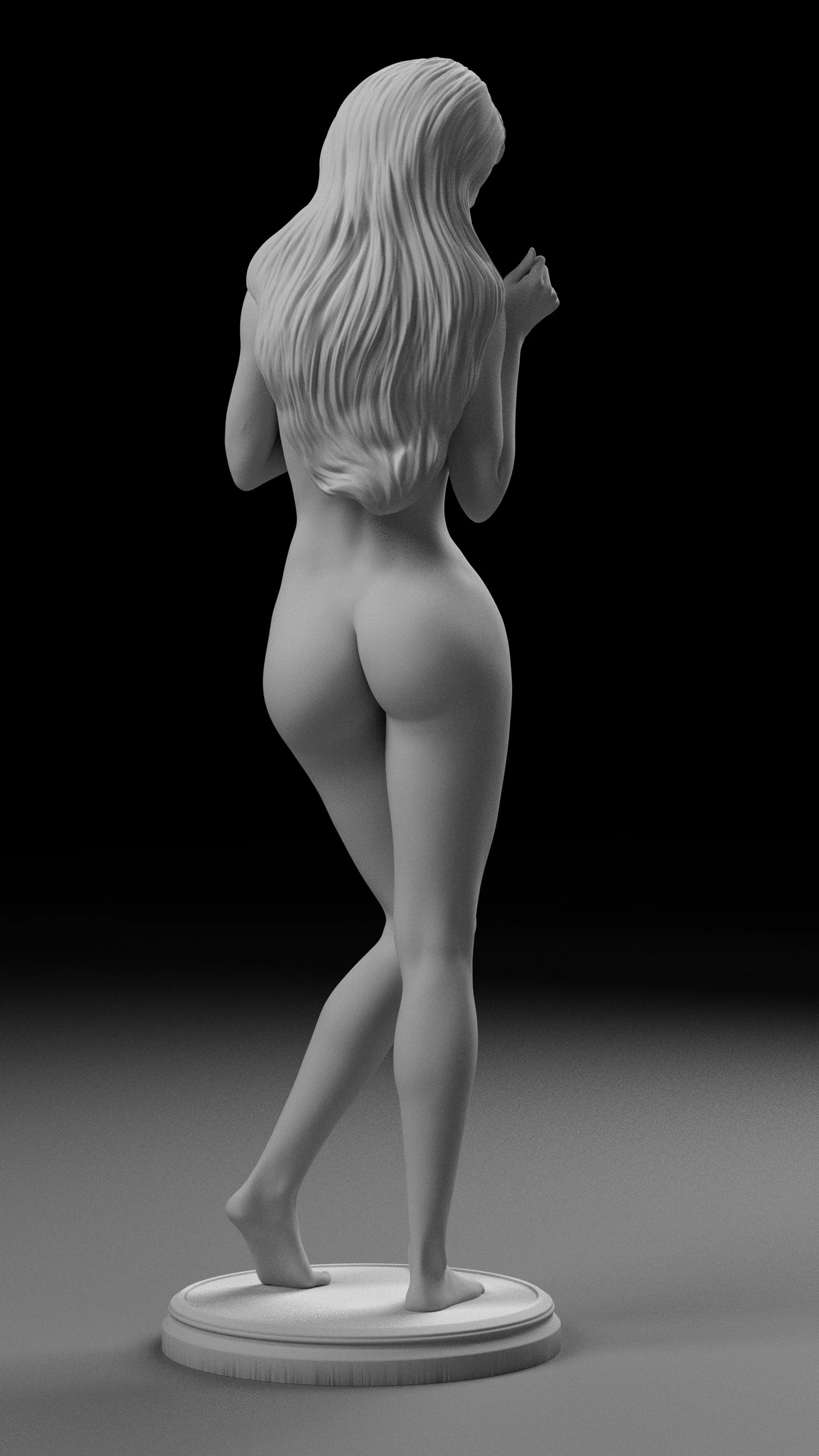 Sabrina | 3D Printed | Fanart | Unpainted | NSFW Version | Figurine | Figure | Miniature | Sexy |