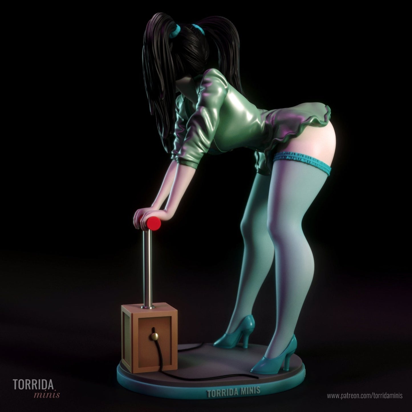 Sabrina 3d Printed miniature FanArt by Torrida Minis Scaled Collectables Statues & Figurines