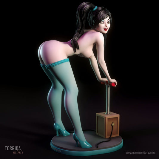 Sabrina NSFW 3d Printed miniature FanArt by Torrida Minis Scaled Collectables Statues & Figurines