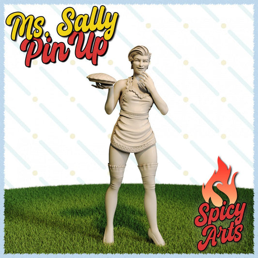 Sally 1 3d Printed miniature FanArt by Spicy Arts Scaled Collectables Statues & Figurines