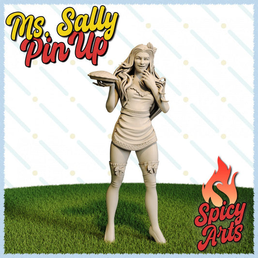 Sally 2 3d Printed miniature FanArt by Spicy Arts Scaled Collectables Statues & Figurines