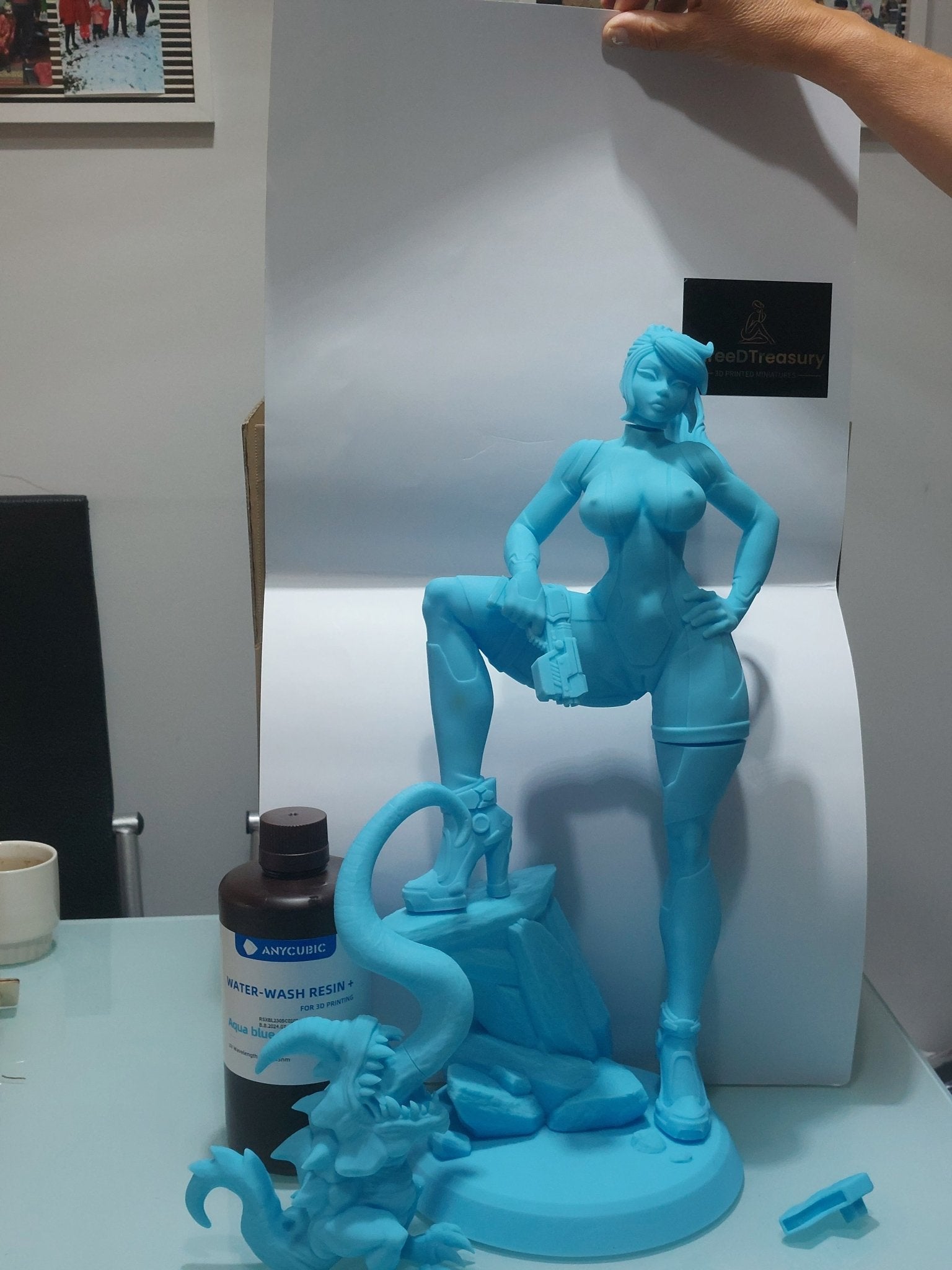 Samus 3D Printed Figurine FunArt by Digital Dark Pin-Ups