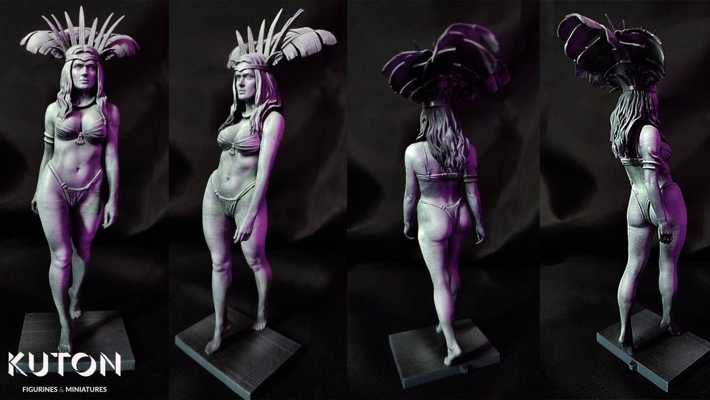 Santanico Pandemonium NSFW DIORAMA 3d printed Resin Figure Model Kit miniatures figurines collectibles and scale models UNPAINTED Fun Art by KUTON FIGURINES