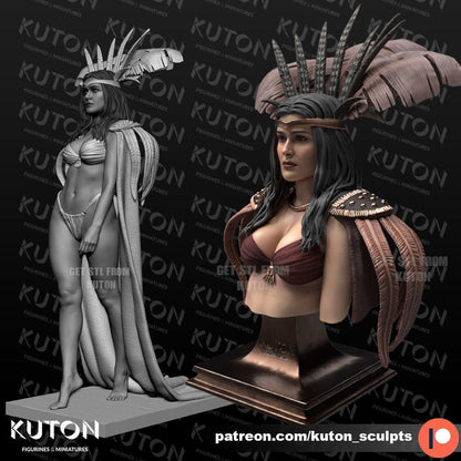 Santanico Pandemonium NSFW DIORAMA 3d printed Resin Figure Model Kit miniatures figurines collectibles and scale models UNPAINTED Fun Art by KUTON FIGURINES