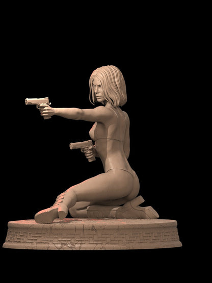 Selene 3D Printed figurine Fanart , NSFW Figure by ca_3d_art