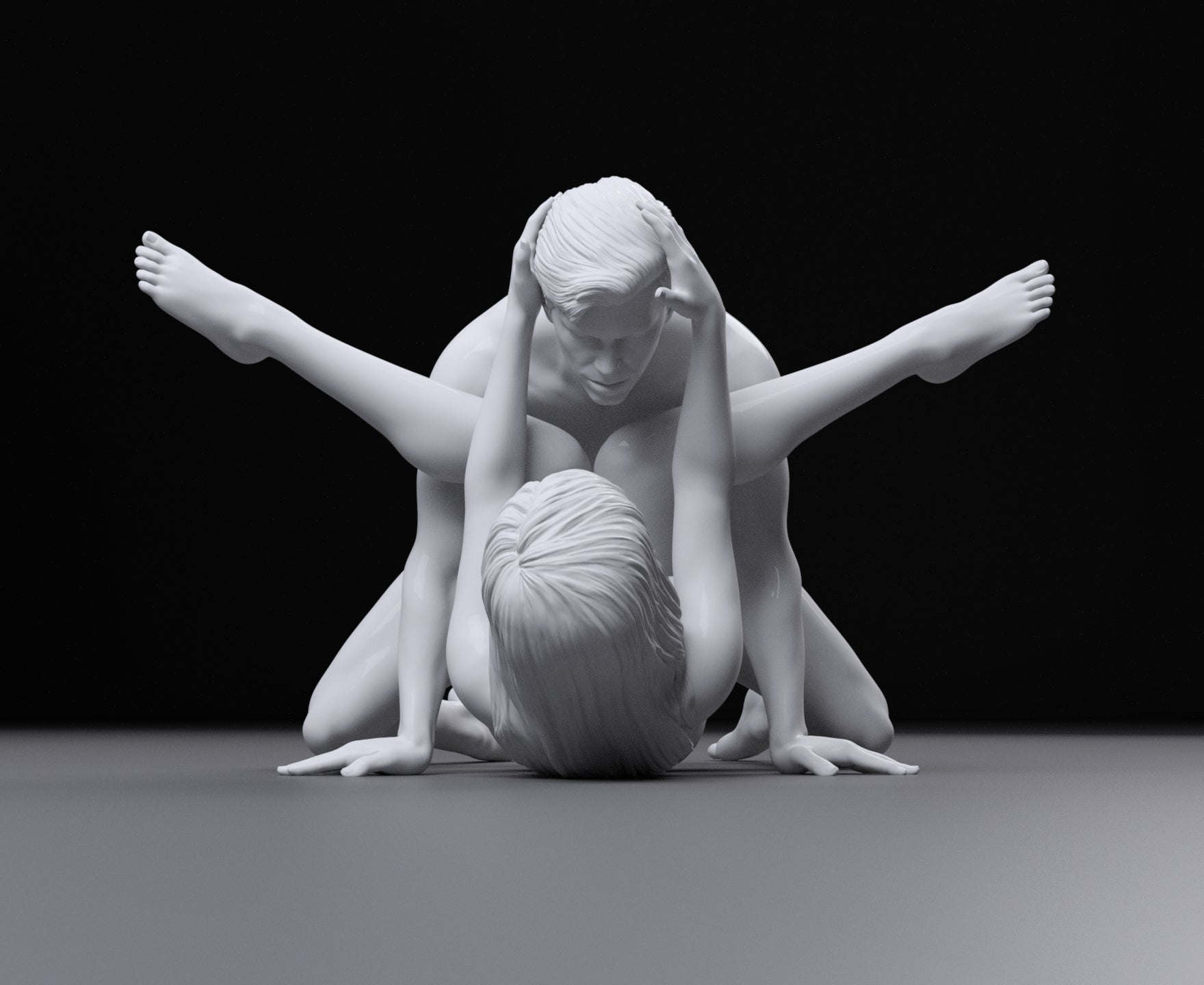 Sensual Love | 3D Printed | Fanart | Unpainted | NSFW Version | Figurine | Figure | Miniature | Sexy |