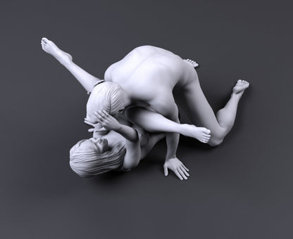 Sensual Love | 3D Printed | Fanart | Unpainted | NSFW Version | Figurine | Figure | Miniature | Sexy |