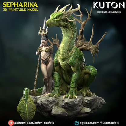 Sepharina Resin Model Fun Art by KUTON Scale models and Collectibles