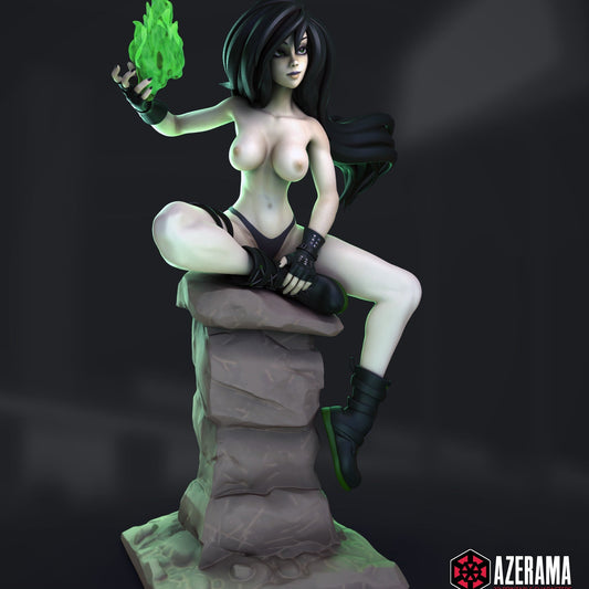Shego NSFW 3d Printed Resin Figurines Model Kit Collectable Fanart DIY by Azerama