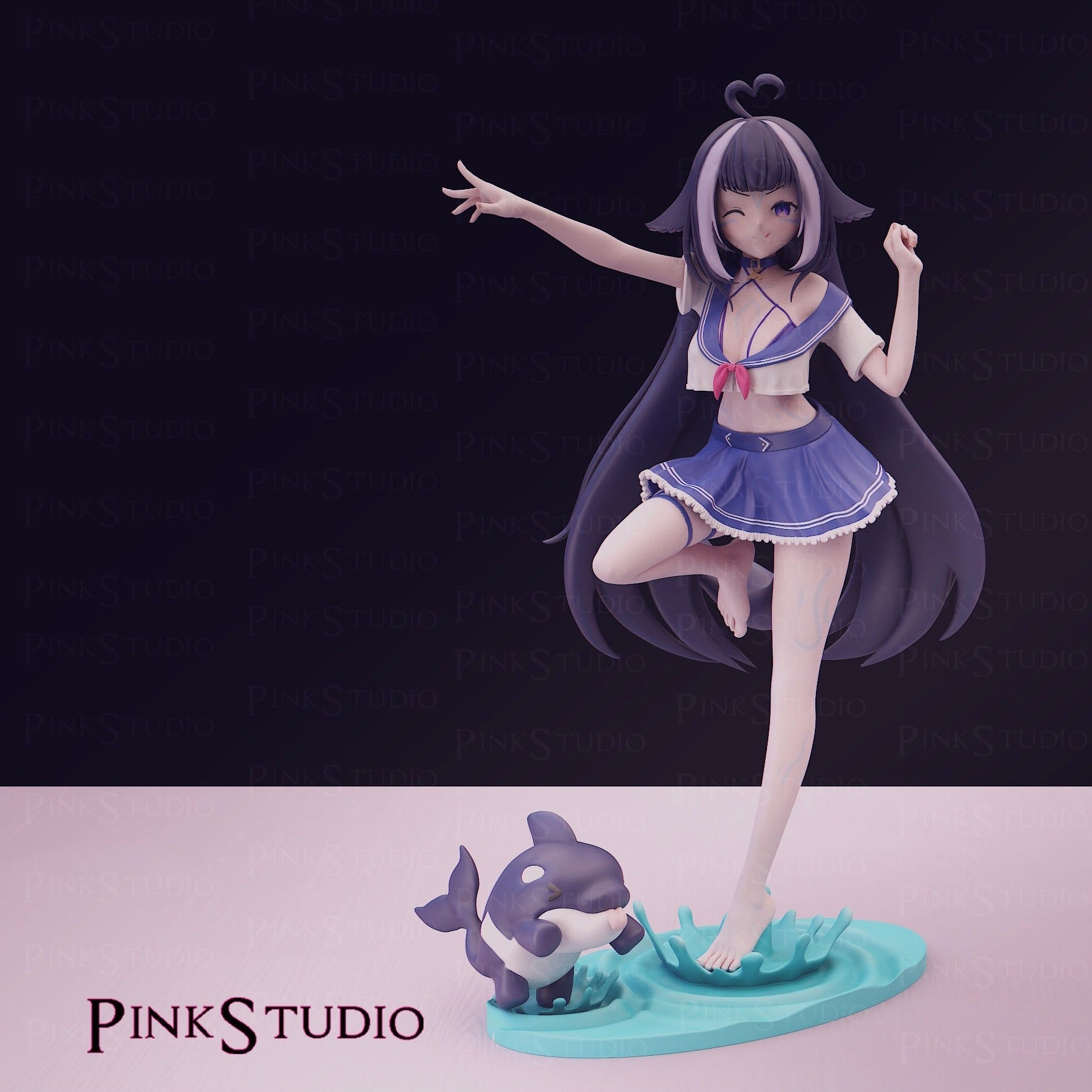 Shylily Figure 3D Printed Fanart DIY Garage Kit , Unpainted , NSFW Figurine , Nude Figurine , Sexy Miniature , Bondage figure , Naked Waifu , Adult Figurine , Anime Figure