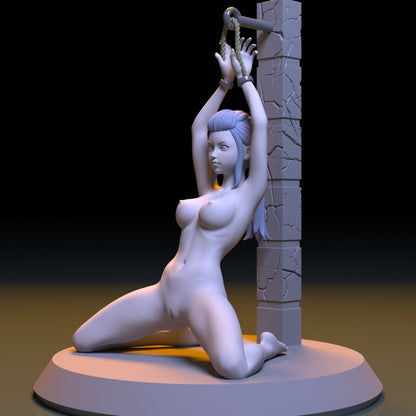 Slave Elf Girl Naked NSFW 3D Printed Figure Garage Kit Unpainted Resin Miniature