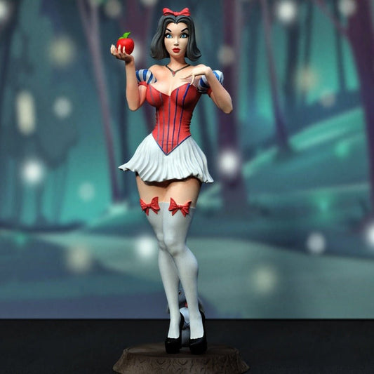 Snow White 3D Printed Miniature FunArt by EXCLUSIVE 3D PRINTS