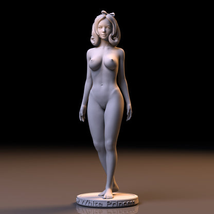 Snow White NSFW 3D Printed Figurine Fanart Unpainted Miniature