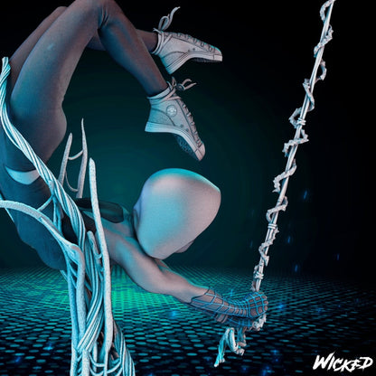 Spider Gwen Resin 3D Printed Sculpture Movie Statue FunArt Diorama by Wicked