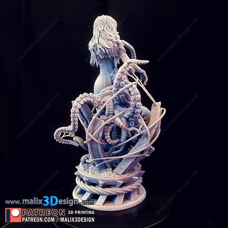 SPIDER-WOMAN 3D Printed Resin Figure Model Kit FunArt | Diorama by SANIX3D UNPAINTED GARAGE KIT