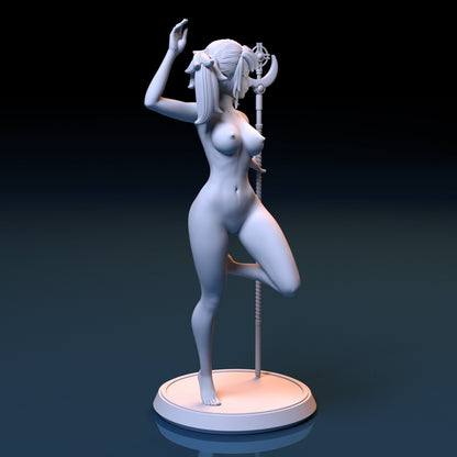 Star Guardian Lux NSFW 3D Printed Figurine Fanart Unpainted Miniature