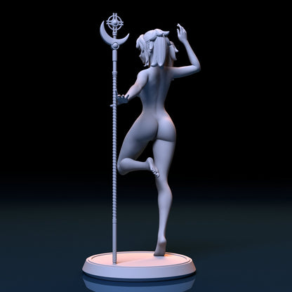 Star Guardian Lux NSFW 3D Printed Figurine Fanart Unpainted Miniature