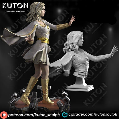 StarLight 3d printed Resin Figure Model Kit miniatures scale models Fun Art by KUTON