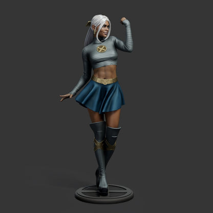Storm 3d printed Miniature Scaled Statue Figure SFW NSFW