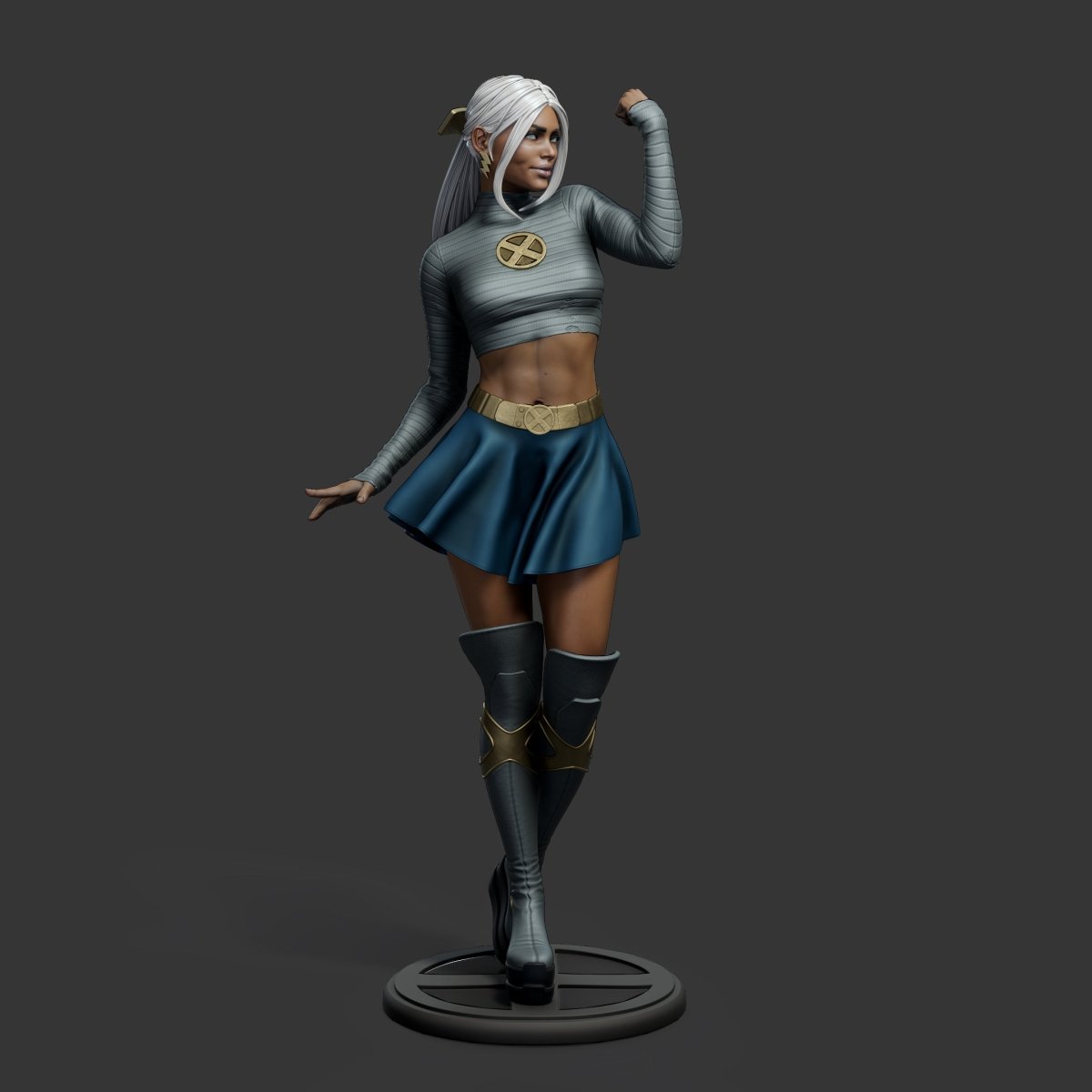 Storm 3d printed Miniature Scaled Statue Figure SFW NSFW