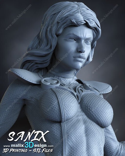 STORM 3D Printed Resin Figure Model Kit FunArt | Diorama by SANIX3D UNPAINTED GARAGE KIT